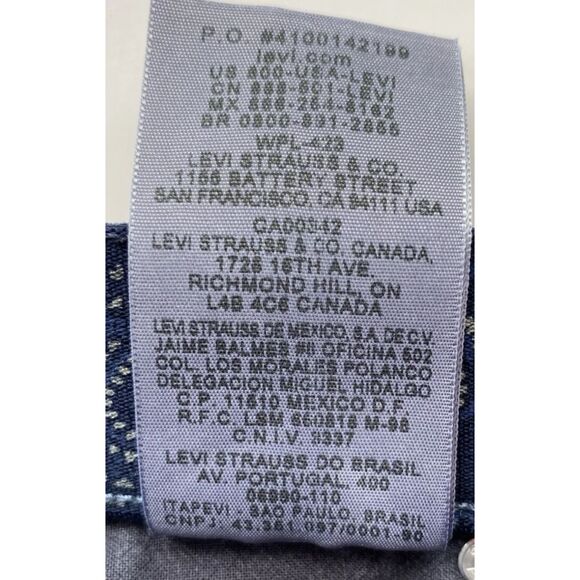 Levis 525 Perfect Waist Bootcut Jeans Women's 14M (Fit 32x30) Denim Flap Pockets - Picture 11 of 11